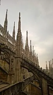 На крыше Миланского собора 