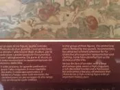 Напольная мозаика 3 века н.э. на императорской вилле. Сцены охоты.
