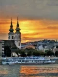 Закат над Будапештом, автор: Светлана Коновалова, г.Москва